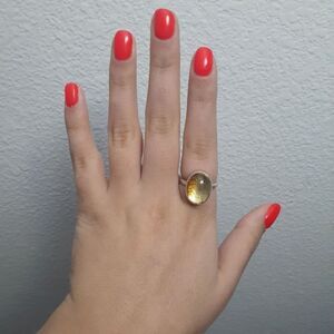 GEMSTUDIO silver citrine ring